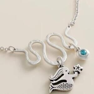 James Avery RETIRED Journey Changeable Charm Holder Necklace 18” Sterling Silver